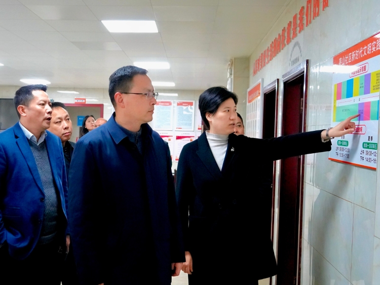 白再兴督导文明城市建设工作