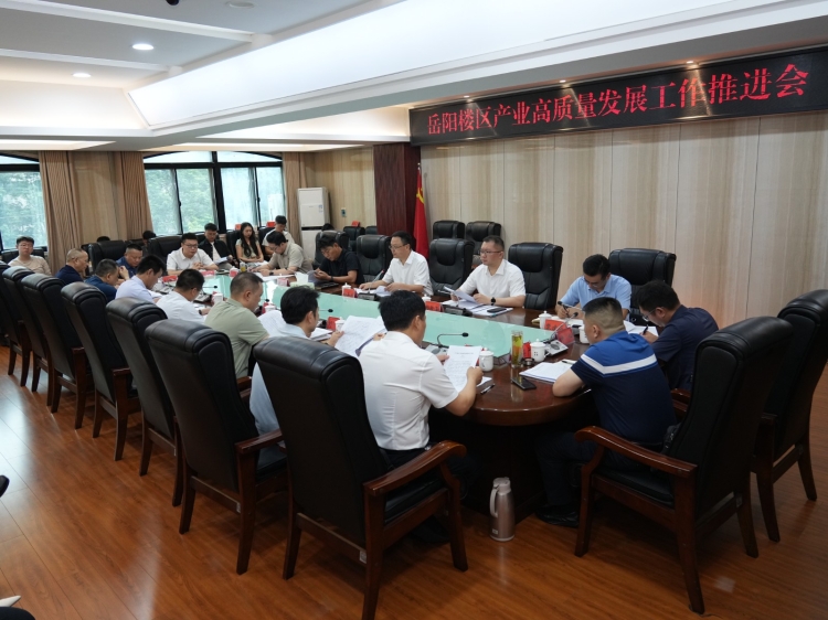 岳阳楼区召开产业高质量发展工作推进会