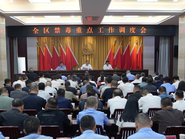 全区禁毒重点工作调度会召开